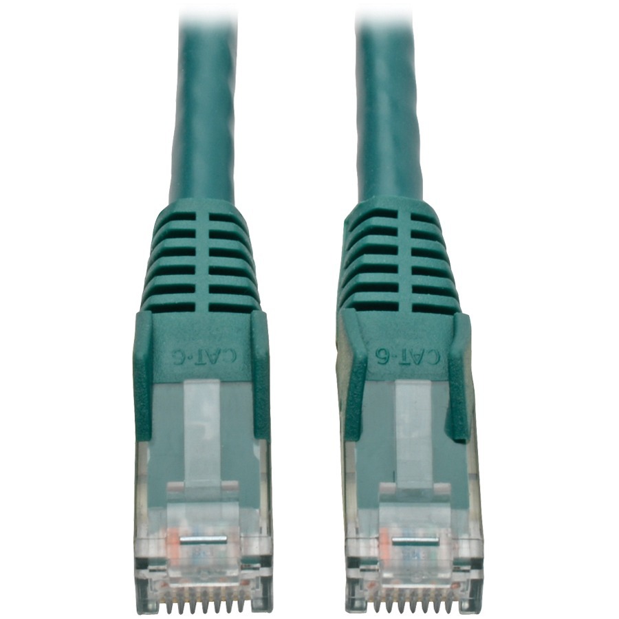 Tripp Lite by Eaton Cat6 Gigabit Snagless Molded (UTP) Ethernet Cable (RJ45 M/M) PoE Green 4 ft. (1.22 m)