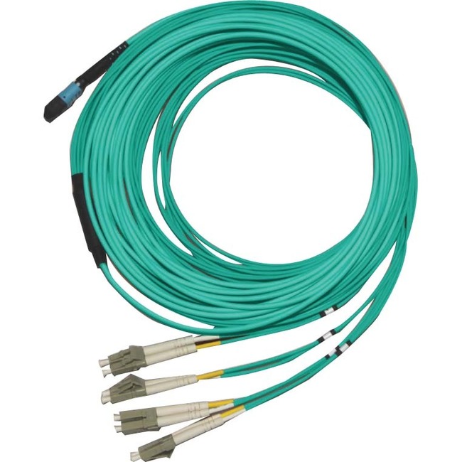 Mellanox 8 Fiber MPO to 4 x 2 Fiber MPO Duplex LCs Passive Optical Splitter Cable