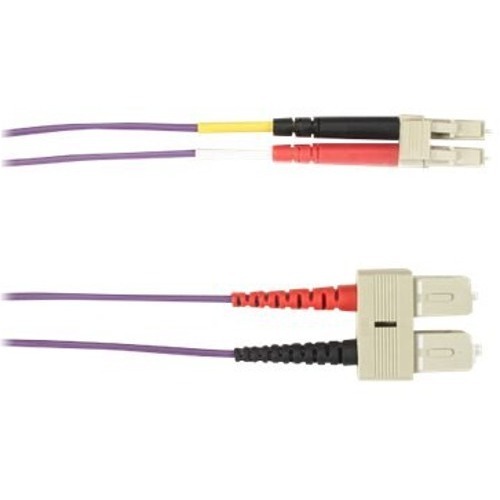 Black Box Colored Fiber OM1 62.5/125 Multimode Fiber Optic Patch Cable - OFNR PVC