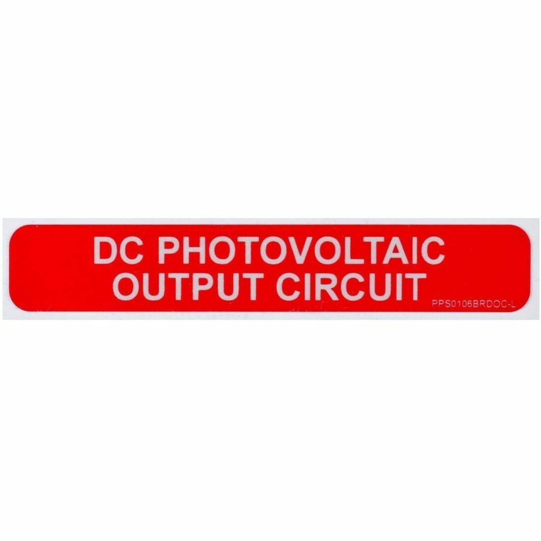 Panduit Solar Label