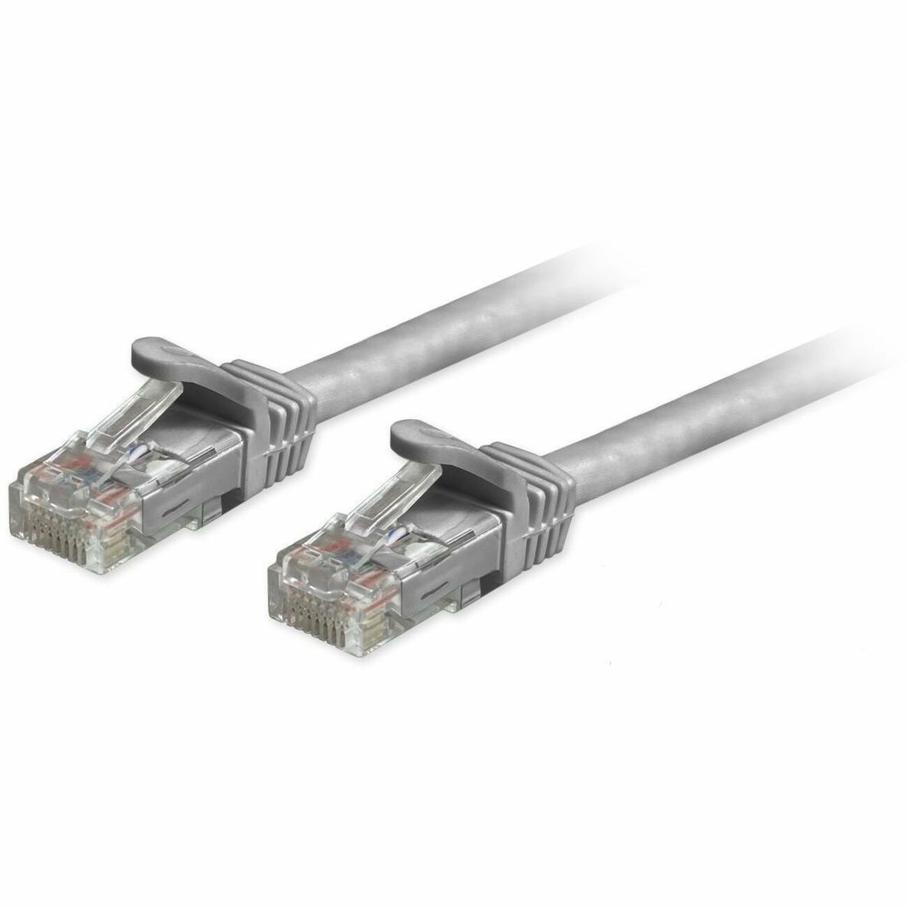 Comprehensive Cat6a Unshielded (UTP) Snagless Ethernet Patch Cable Grey 3ft