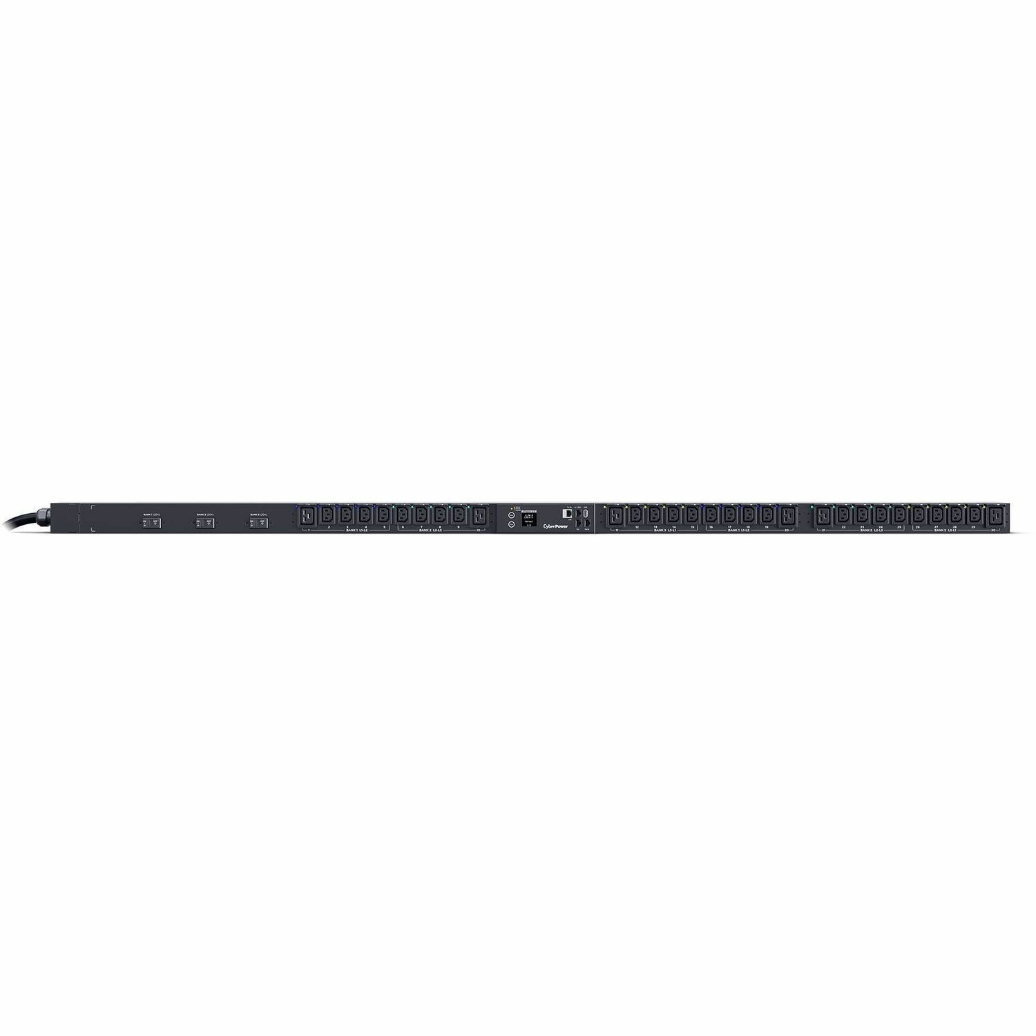 CyberPower PDU83104 3 Phase 200 - 240 VAC 30A Switched Metered-by-Outlet