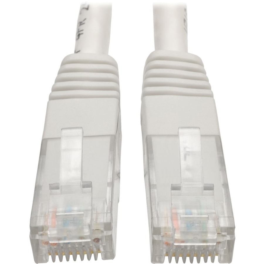 Tripp Lite by Eaton Cat6 Gigabit Molded (UTP) Ethernet Cable (RJ45 M/M) PoE White 6 ft. (1.83 m)
