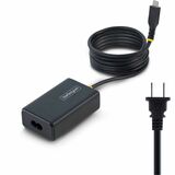 65W USB-C LAPTOP CHARGER - 5FT USB-C TETHERED CABLE