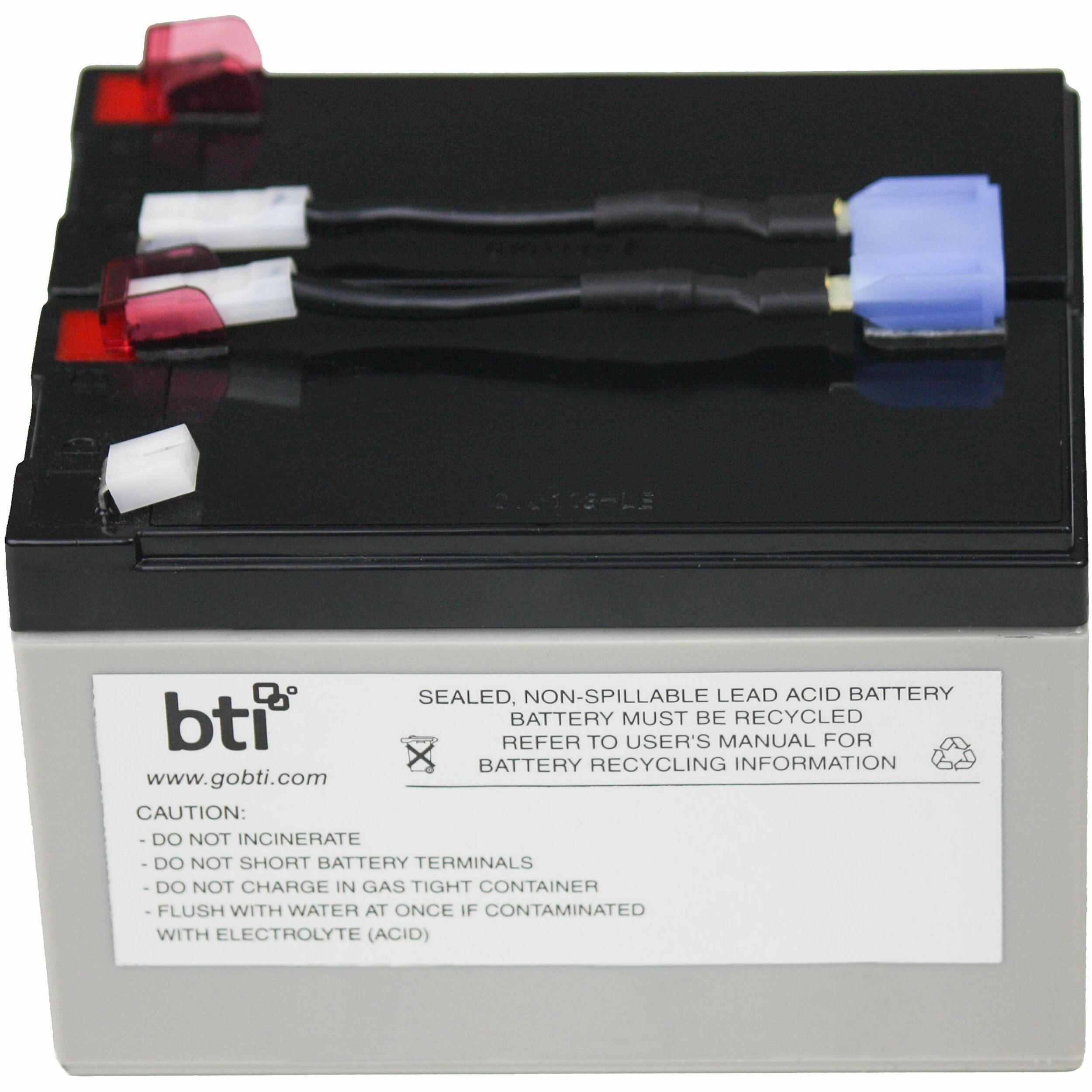 BTI APCRBC142-SLA142 SEALED LEAD ACID BATTERY FOR APC - 2yr Warranty - SMC1000, SMC1000-BR, SMC1000C, SMC1000I, SMC1000IC, SMC1000I-RS, SMC1000TW