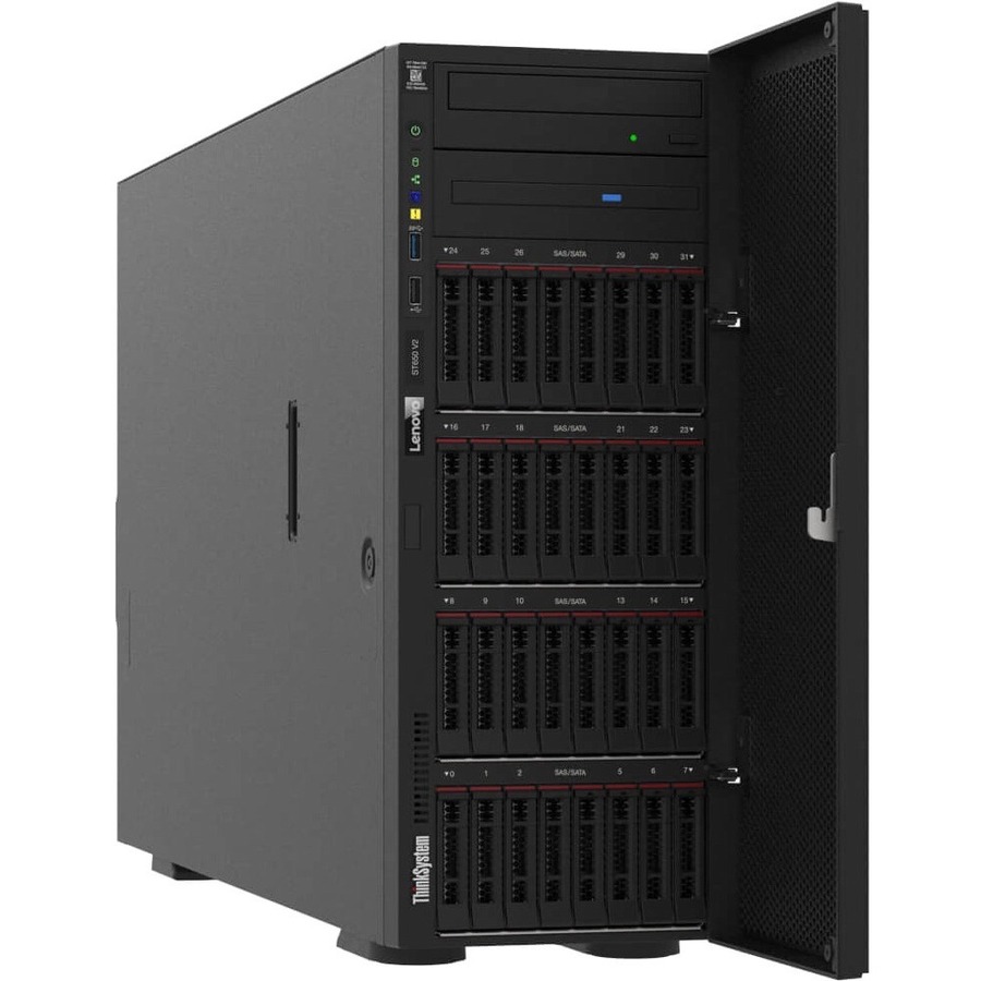 Lenovo ThinkSystem ST650 V2 7Z74A01WNA 4U Tower Server - 1 Xeon Silver 4314 2.40 GHz - 32 GB RAM - Serial ATA/600 Controller