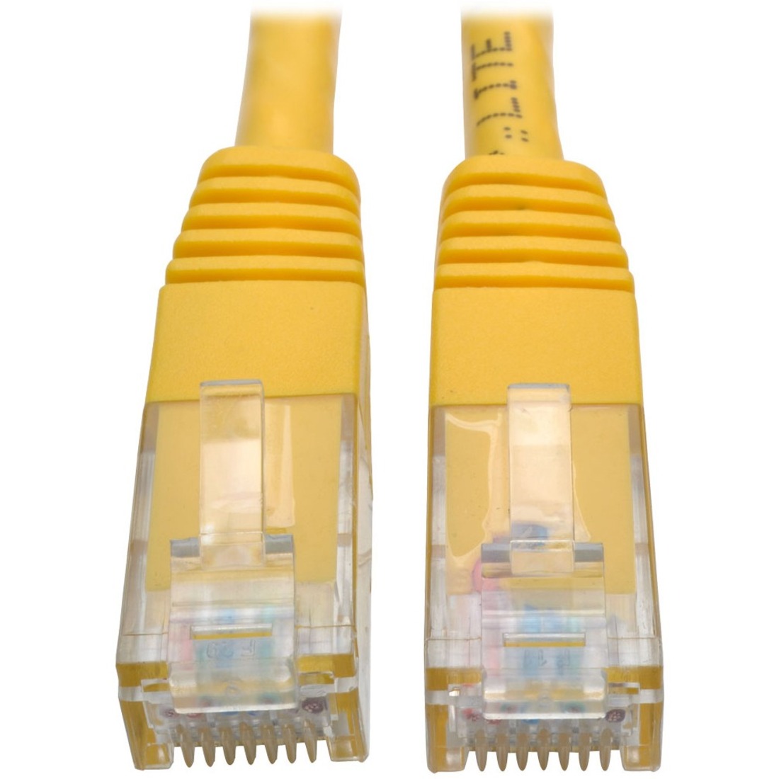 Tripp Lite by Eaton Cat6 Gigabit Molded (UTP) Ethernet Cable (RJ45 M/M) PoE Yellow 25 ft. (7.62 m)