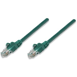 Intellinet Network Solutions Cat6 UTP Network Patch Cable, 25 ft (7.5 m), Green