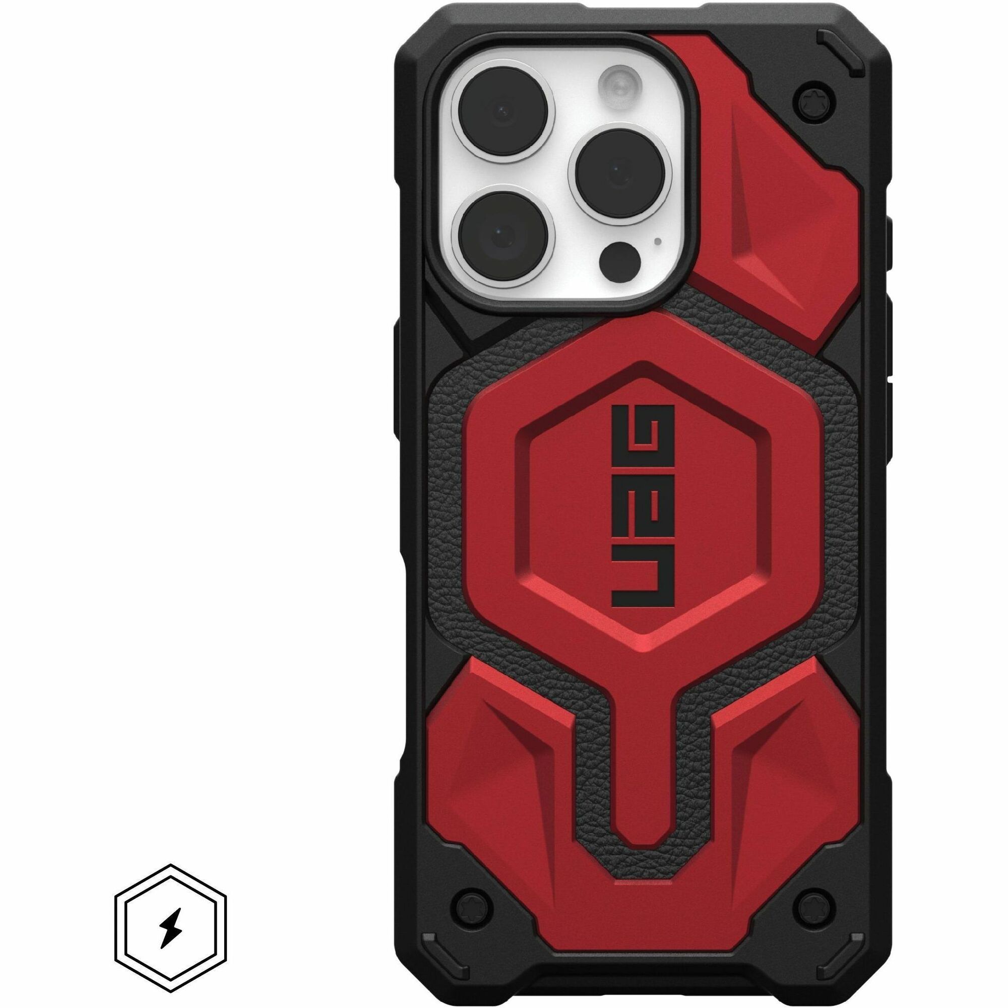 Urban Armor Gear Monarch Pro iPhone 16 Pro Case - Crimson