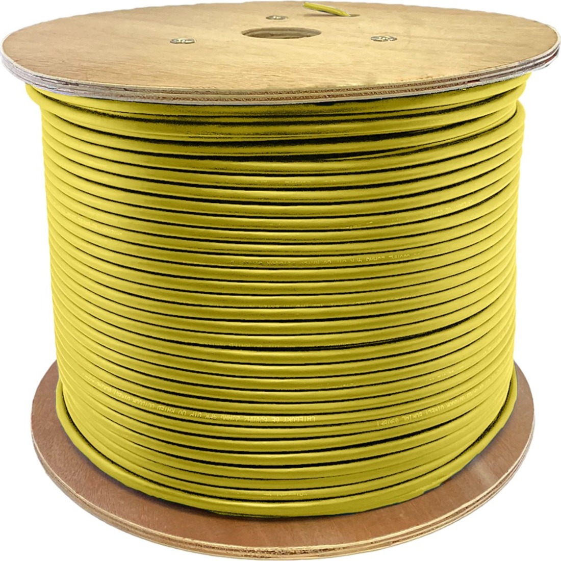 AddOn 1000ft Non-Terminated Yellow OM1 Duplex OFNR (Riser-Rated) 2-Strand Fiber Bulk Cable