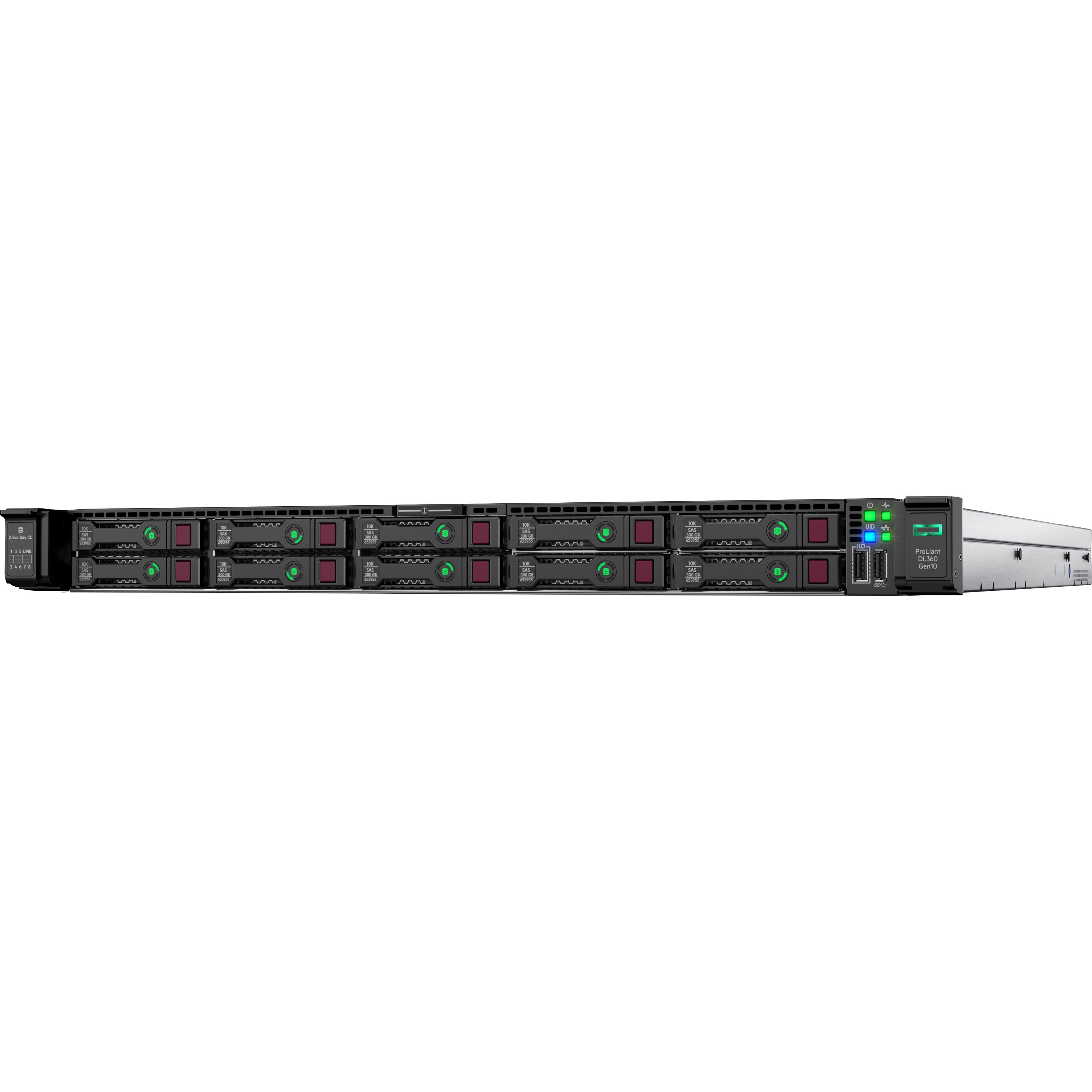HPE ProLiant DL360 G10 1U Rack Server - 1 Xeon Gold 6250 3.90 GHz - 32 GB RAM - Serial ATA/600 Controller