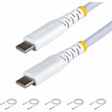 5-PACK USB-C CHARGING CABLE 60W PD/RUGGED USB 2.0 CHARGER CORD