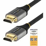 StarTech.com 13ft (4m) Premium Certified HDMI 2.0 Cable, High Speed Ultra HD 4K 60Hz HDMI Cable w/ Ethernet, HDR10, UHD HDMI Monitor Cord