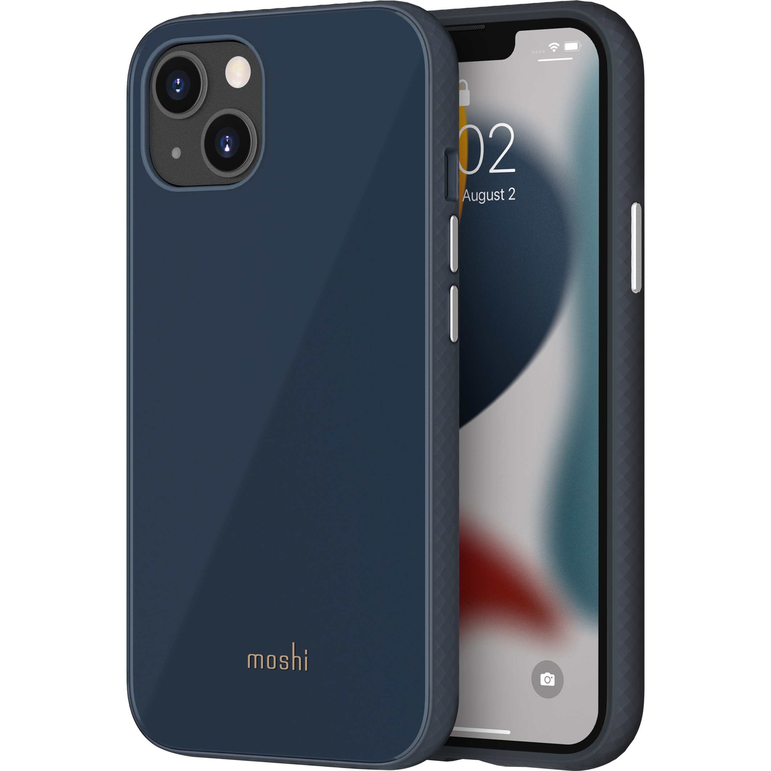 Moshi iGlaze for iPhone 13 - Blue
