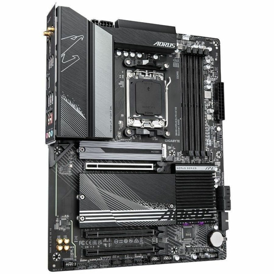 GIGABYTE Ultra Durable B650 A ELITE AX V2 Gaming Desktop Motherboard - AMD B650 Chipset - Socket AM5 - ATX