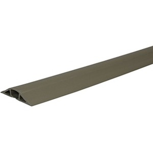 Wiremold Nonmetallic Pancake Overfloor Raceway - 50ft Cord Cover - Black - TAA Compliant