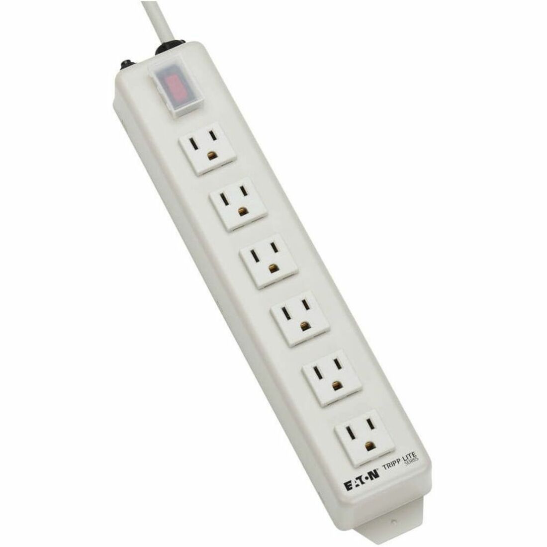 Eaton Tripp Lite Series Power It! 6-Outlet Power Strip, 15 ft. (4.57 m) Cord, 5-15P, Metal Housing