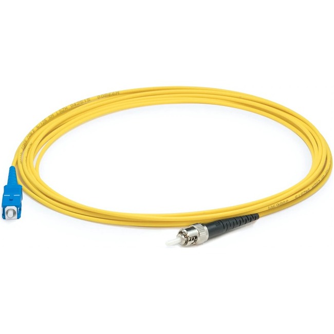 AddOn 48m ST to SC Yellow OS2 Simplex LSZH SMF Fiber Patch Cable