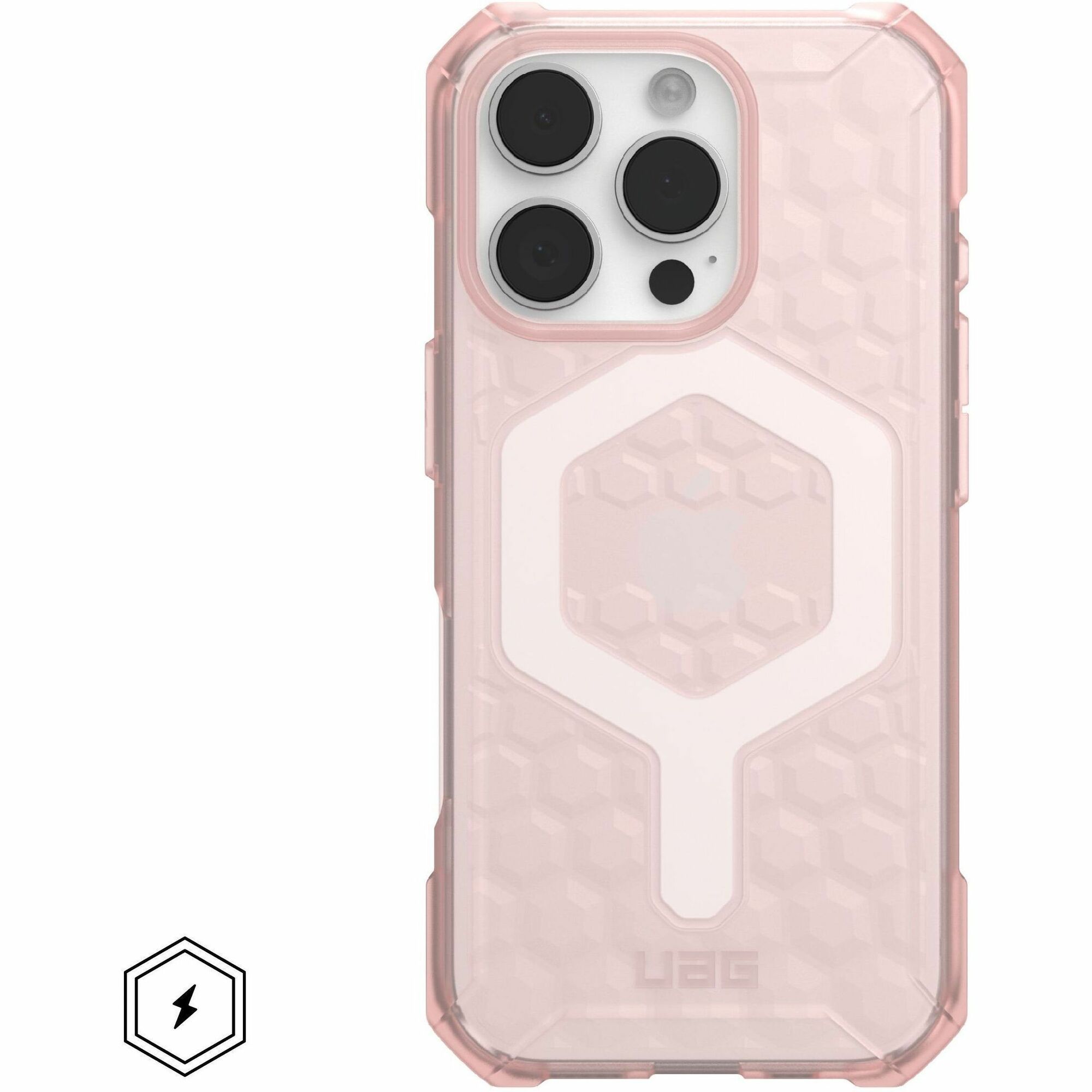 Urban Armor Gear Essential Armor iPhone 16 Pro Case - Rose