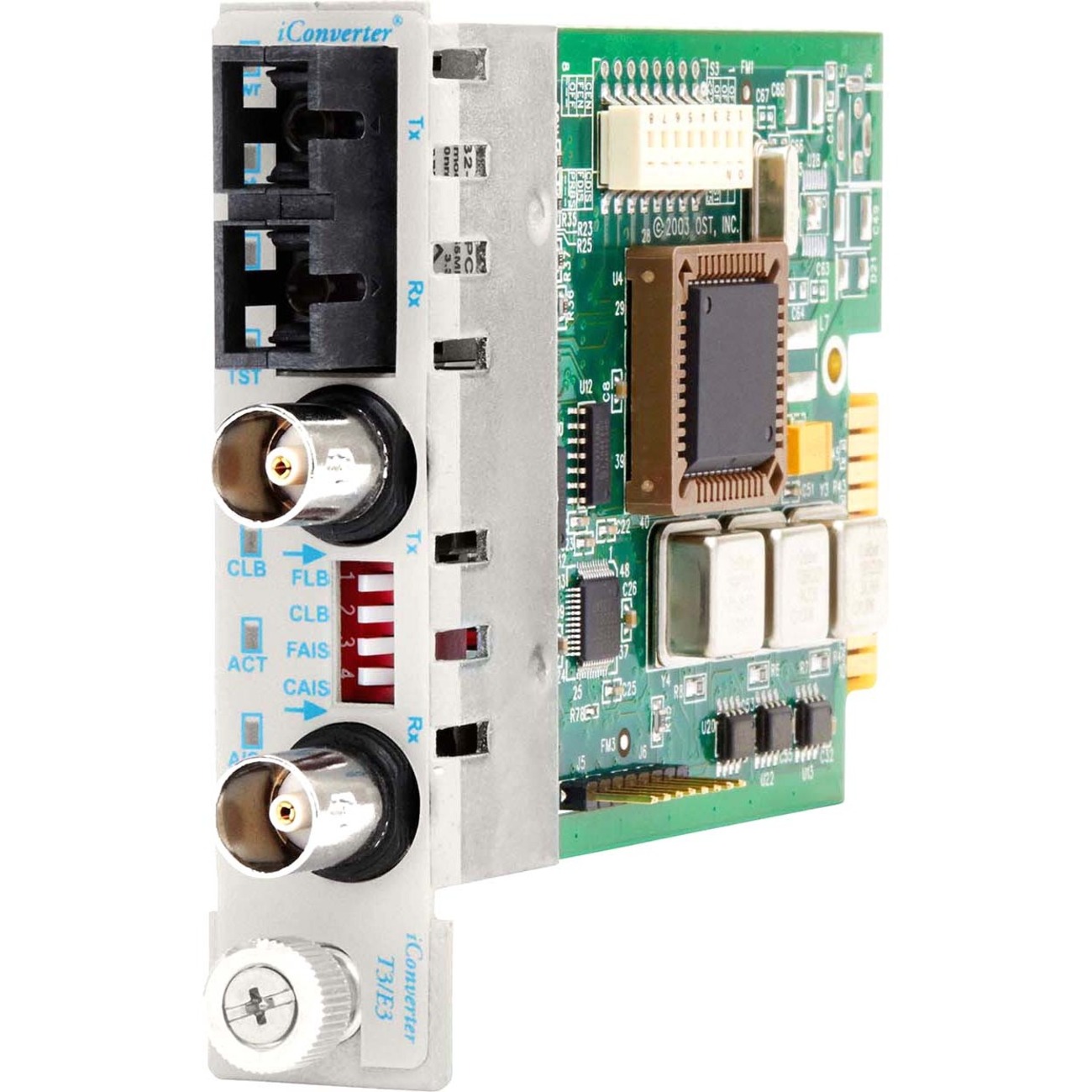 iConverter T3/E3 Fiber Media Converter Coaxial SC Multimode 5km Module