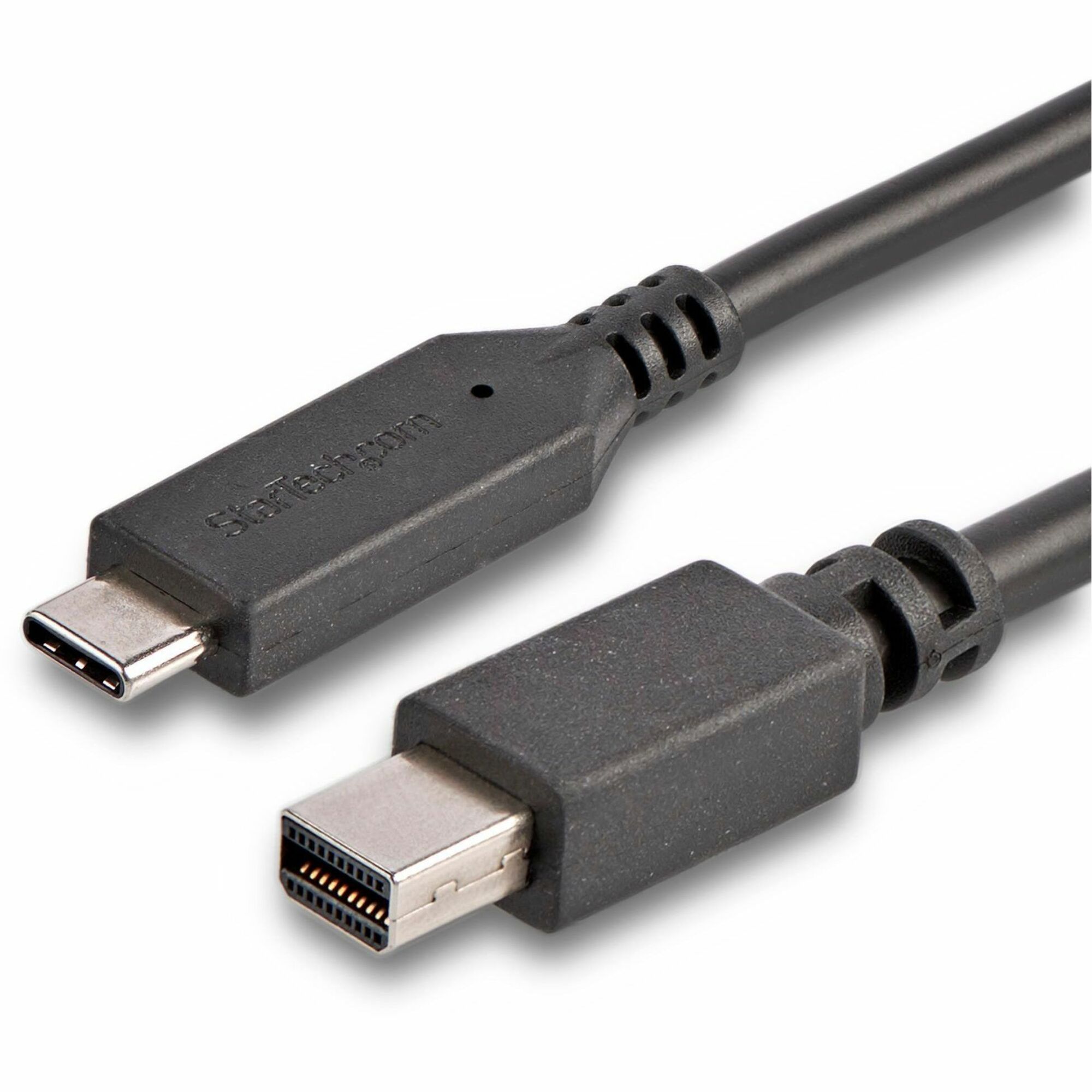 StarTech 6 ft. / 1.8 m USB-C to Mini DisplayPort Cable - 4K 60Hz - Black - USB 3.1 Type-C to Mini DP Adapter Cable - mDP Cable