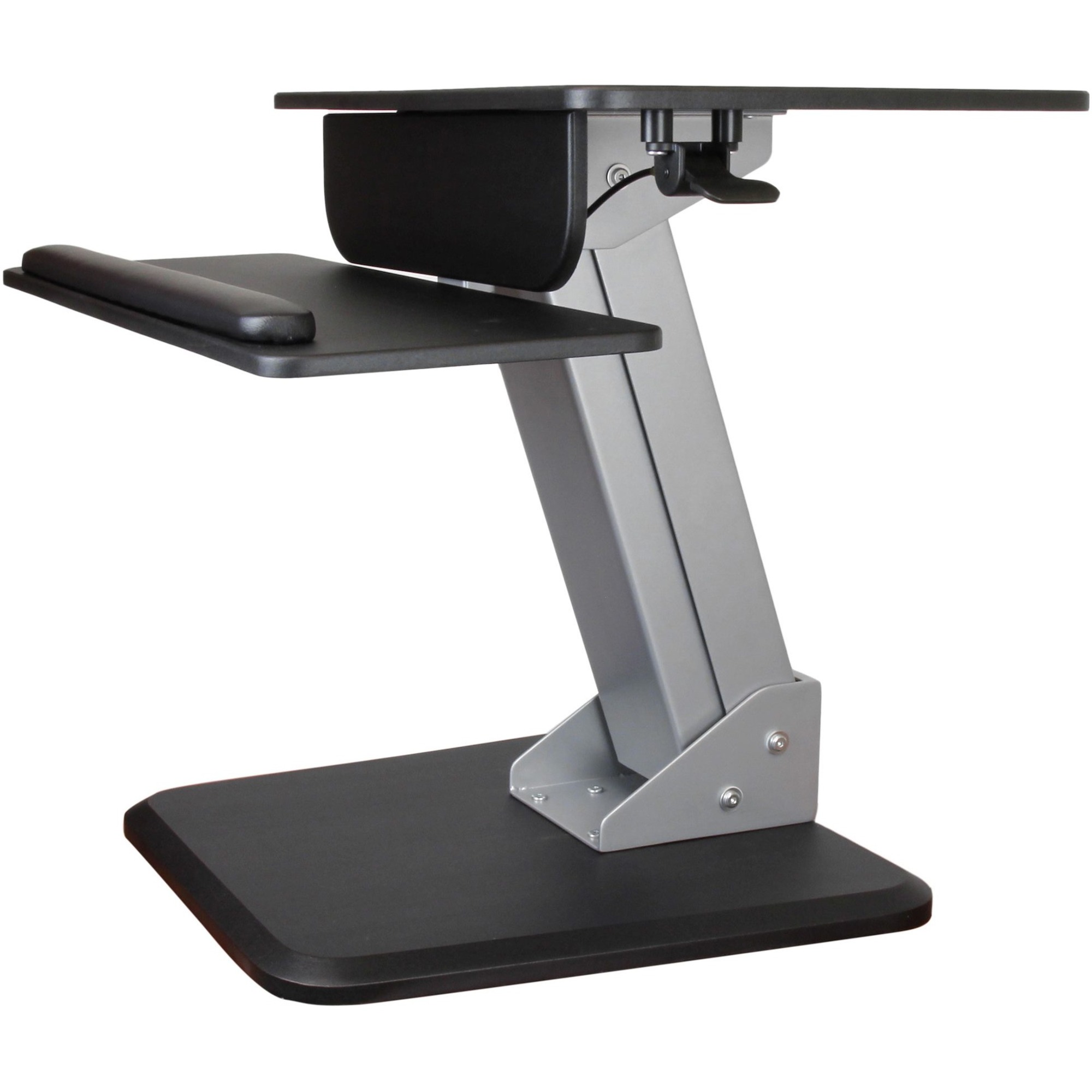 StarTech Height Adjustable Standing Desk Converter - Sit Stand Desk with One-finger Adjustment - Ergonomic Desk