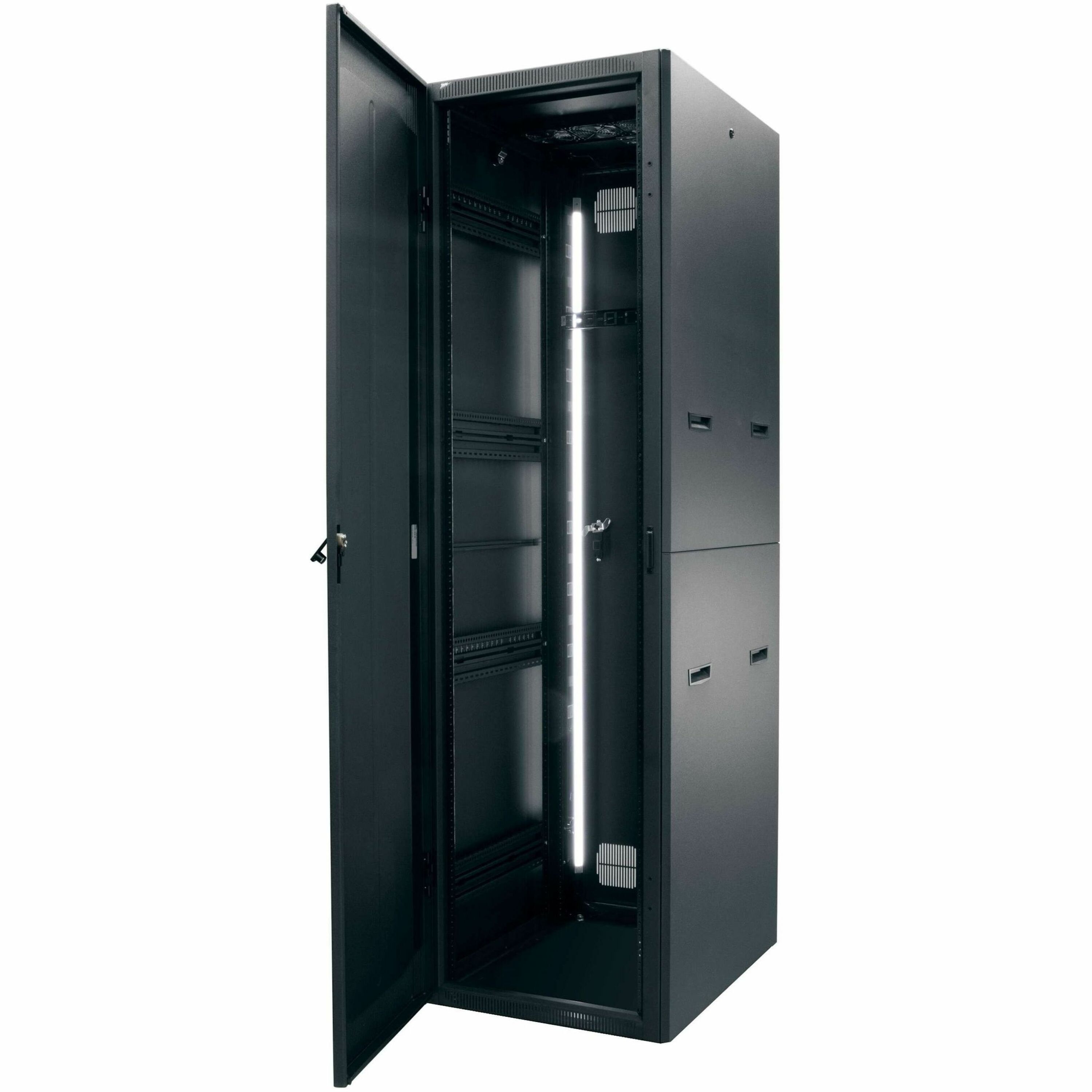 Middle Atlantic 45RU BGR Series Pre-Configured AV Rack with Rear Door - 3000 lb Weight Capacity - 32in Depth