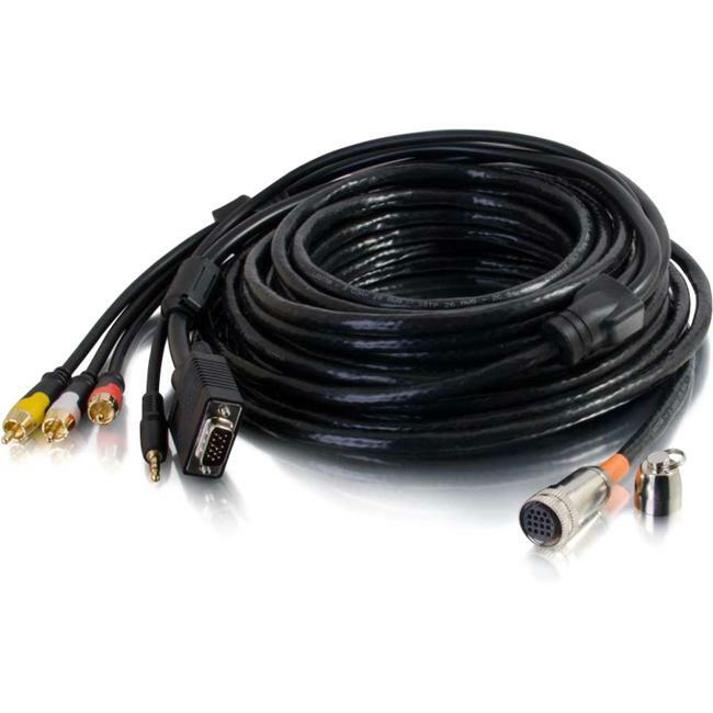 C2G 35ft RapidRun Plenum-rated Multi-Format All-In-One Runner Cable
