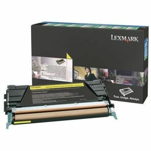 Lexmark Laser Toner Cartridge - Return Program - Yellow - 1 Pack