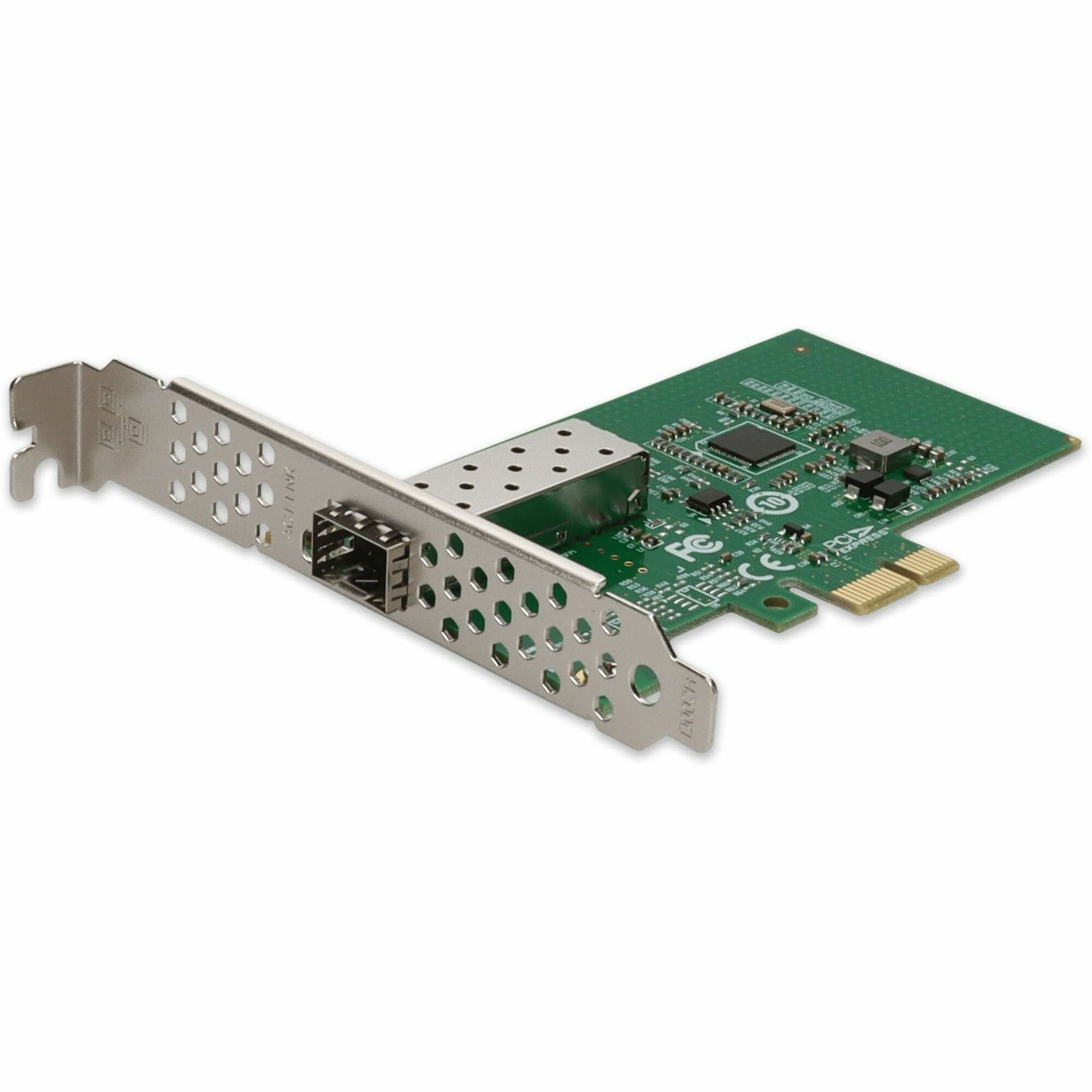 AddOn 1Gbs Single Open SFP Port PCIe 2.0 x1 Network Interface Card
