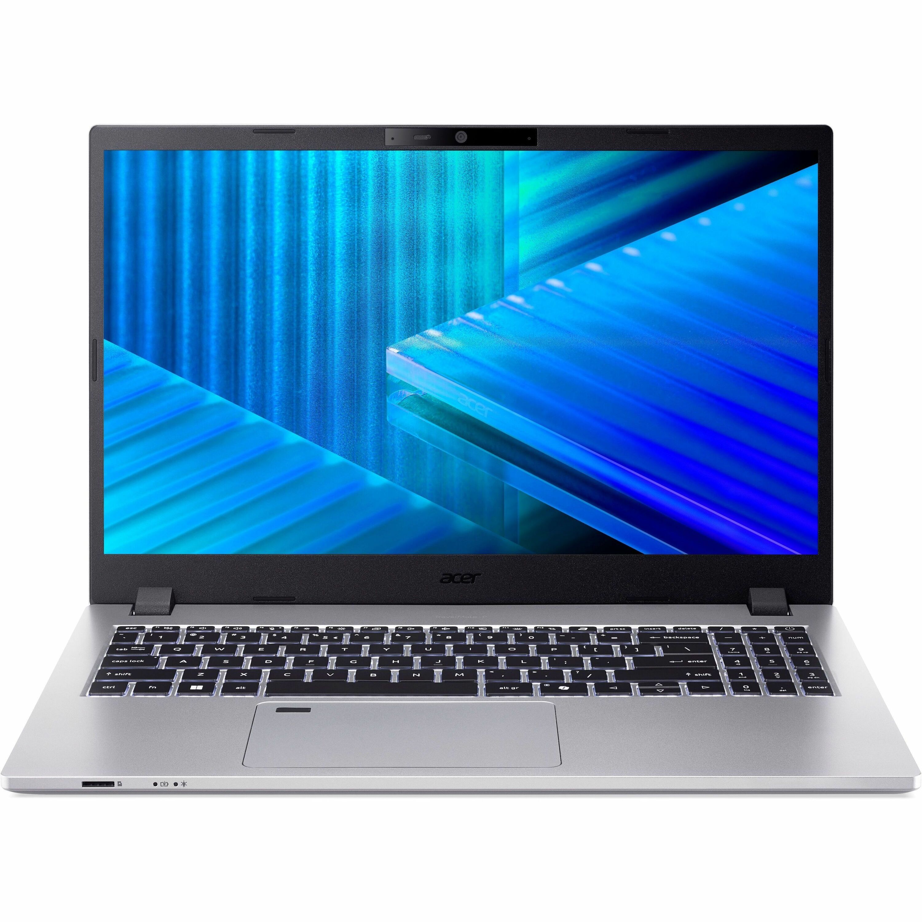 Acer TravelMate P2 15 TMP215-55-G2 TMP215-55-G2-59B4 15.6" Notebook - Full HD - 60 Hz - Intel Core Ultra 5 115U - 16 GB - 512 GB SSD - US International Keyboard - Silver