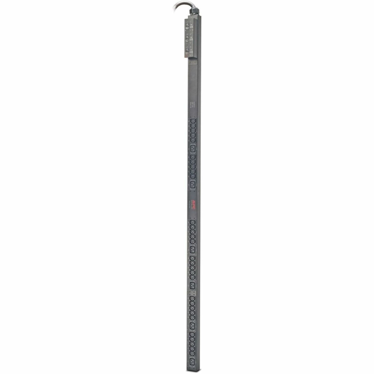 APC NetShelter Basic Rack PDU, Zero U, 12.5kW, 208V, 30 C13 and 6 C19 outlet, 10ft input cord