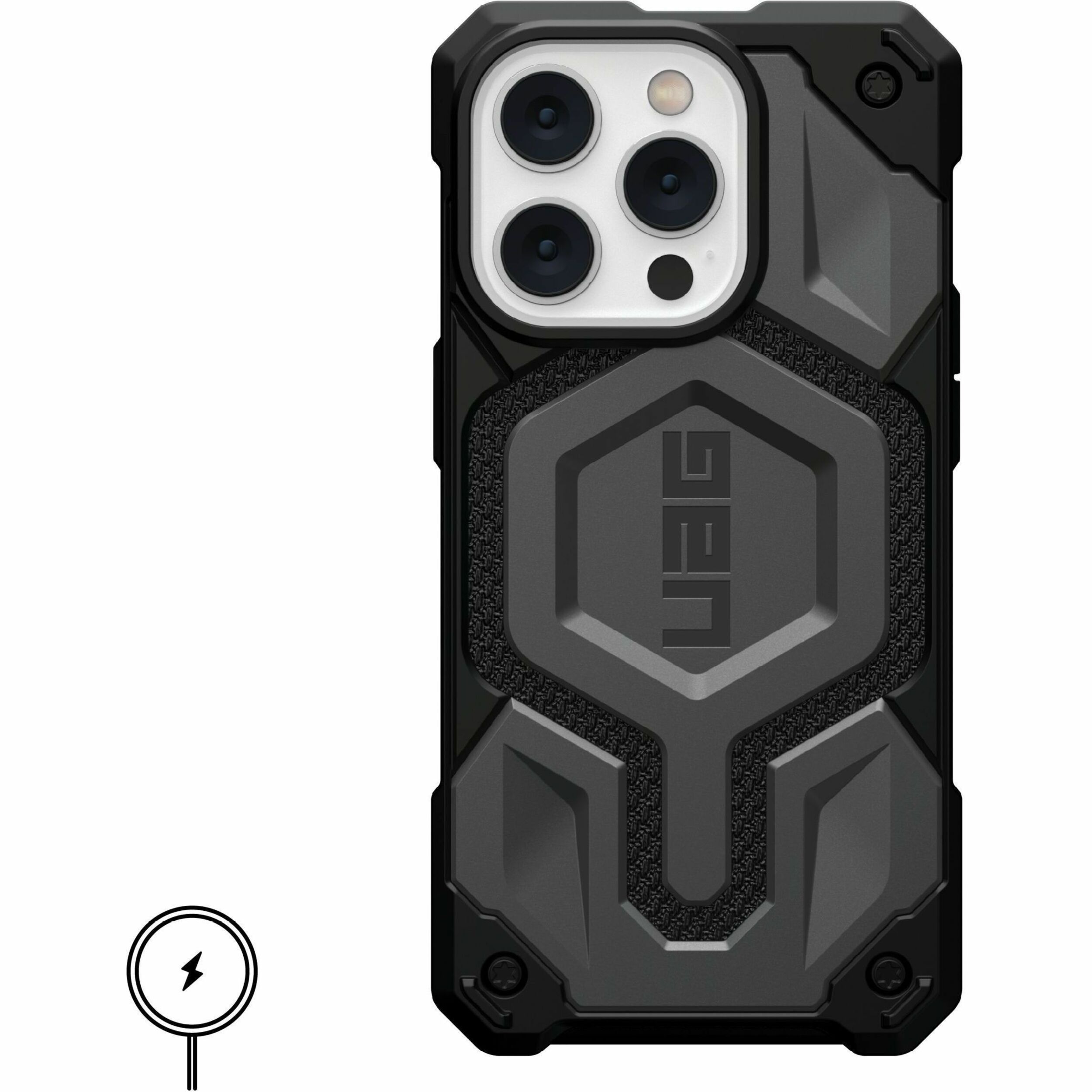 Urban Armor Gear Monarch Pro Kevlar® iPhone 14 Pro Case - Kevlar Silver