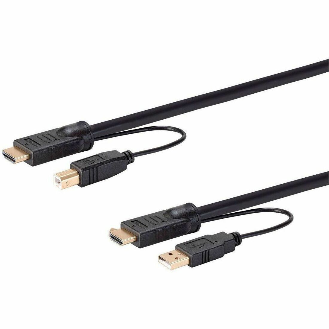 Monoprice Switch Series HDMI USB Combo Cable for KVM Switches 10ft
