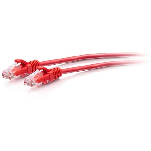 C2G 5ft Cat6a Snagless Unshielded (UTP) Slim Ethernet Cable - Cat6a Slim Network Patch Cable - PoE - Red