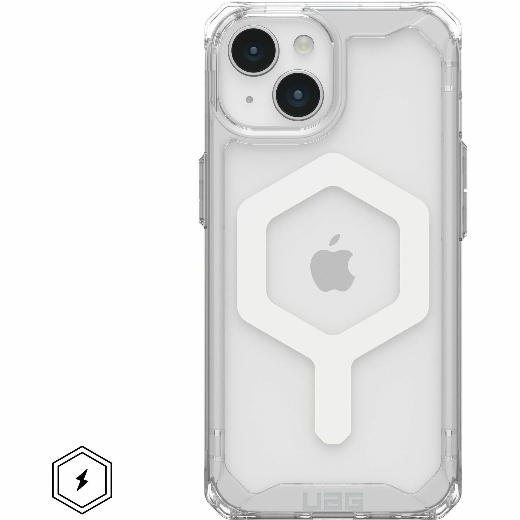 Urban Armor Gear Plyo iPhone 15 Case - Ice/White
