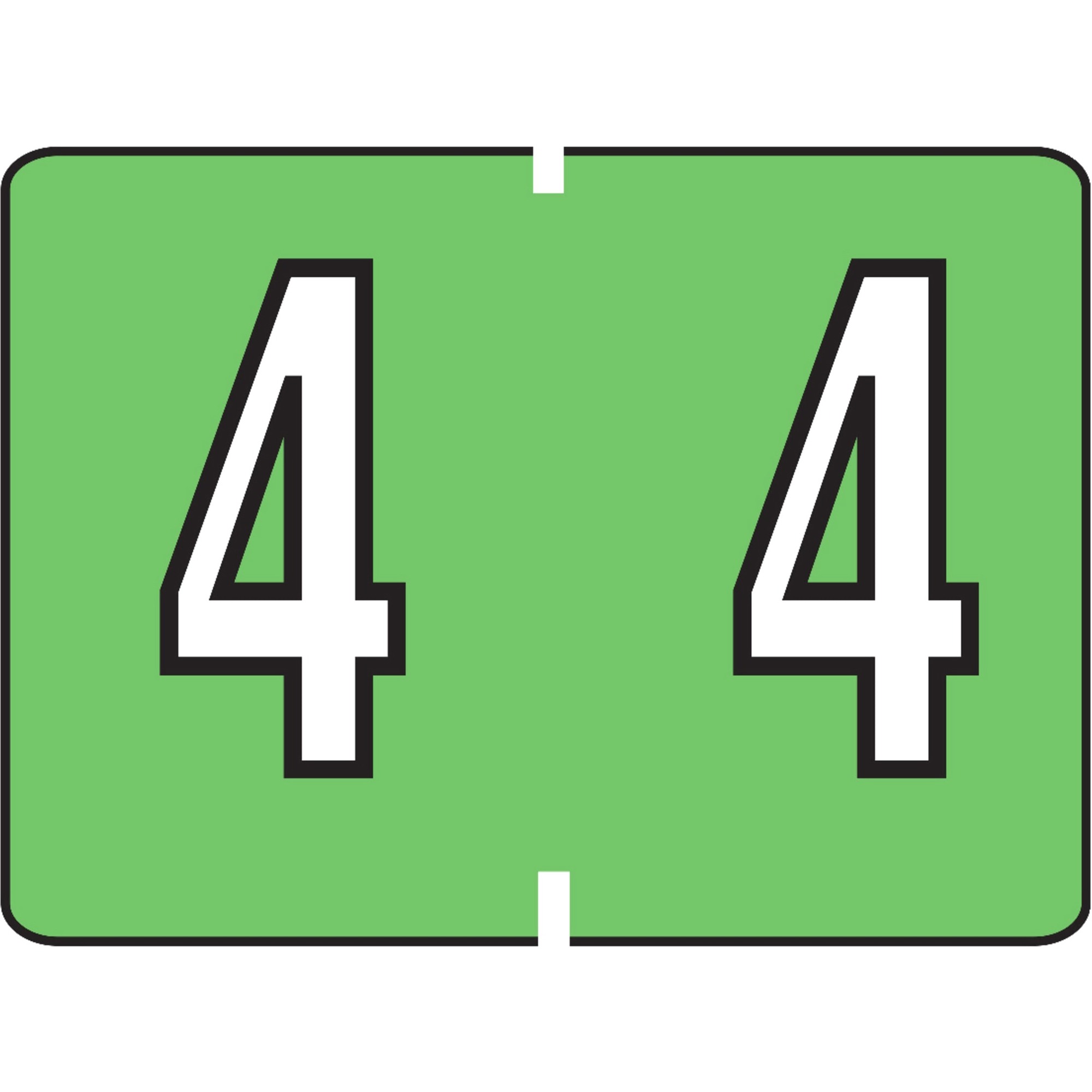 Smead Numeric Color-Coded Labels