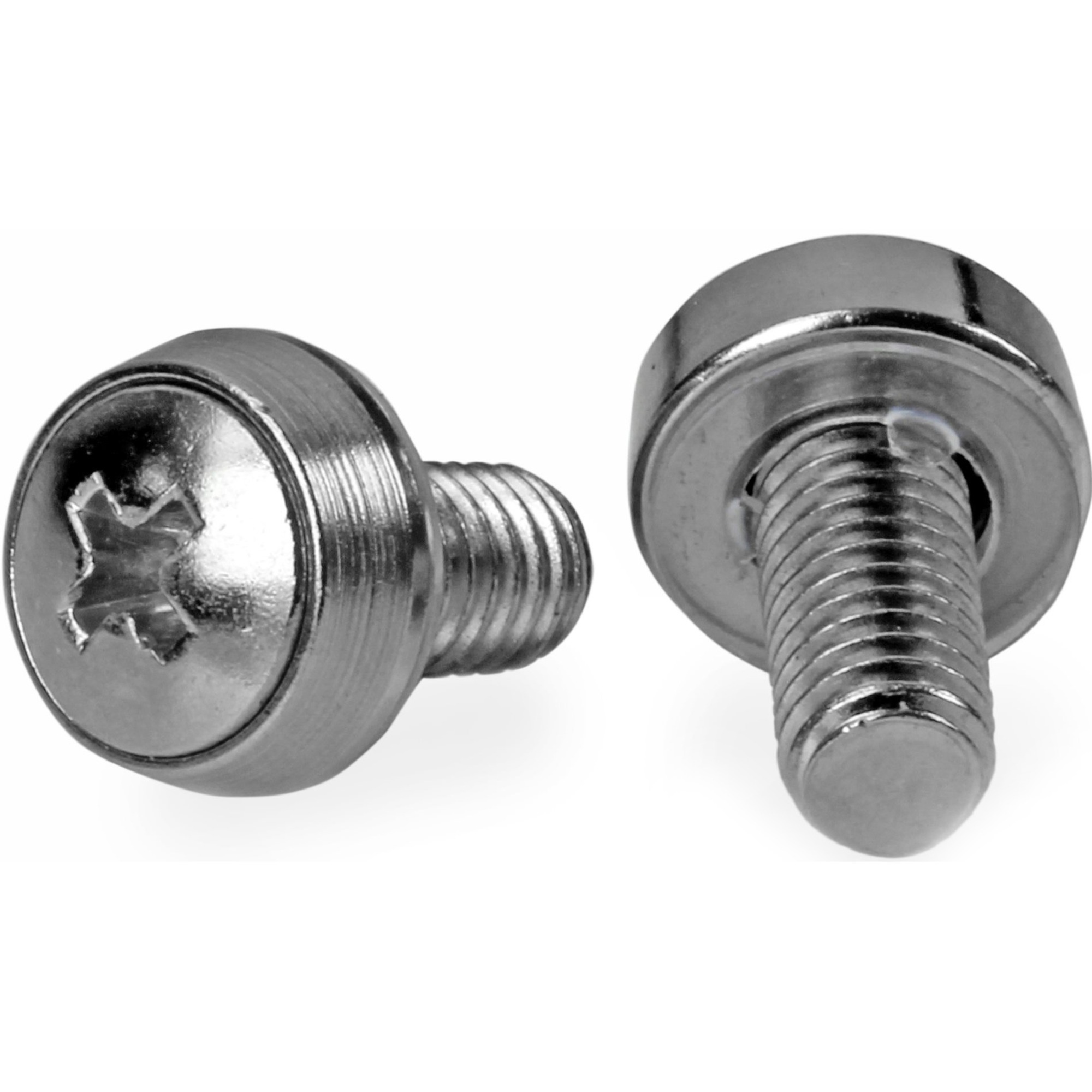 StarTech M6 x 12mm, Screws, 100 Pack, M6 Mounting Screws for Server Rack & Cabinet, TAA