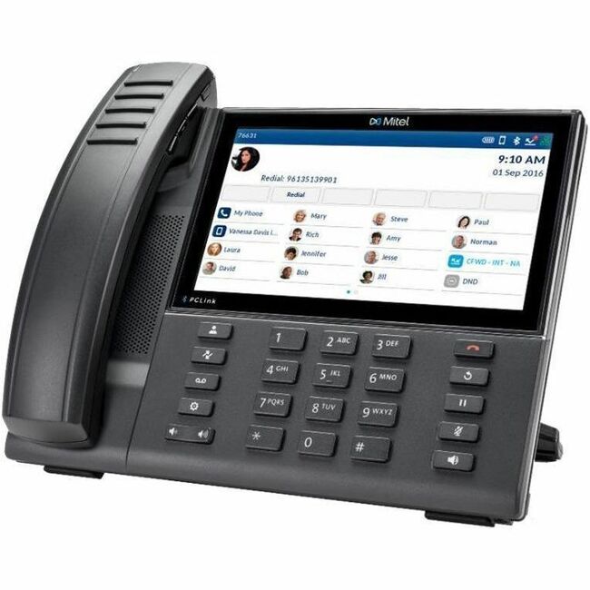 Mitel 6940w IP Phone - Cordless - Corded/Cordless - Bluetooth, Wi-Fi, DECT