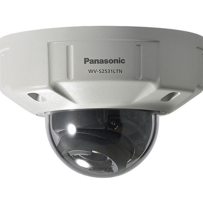 Panasonic i-PRO Extreme WV-S2531LTN 3 Megapixel Outdoor HD Network Camera - Monochrome, Color - Dome