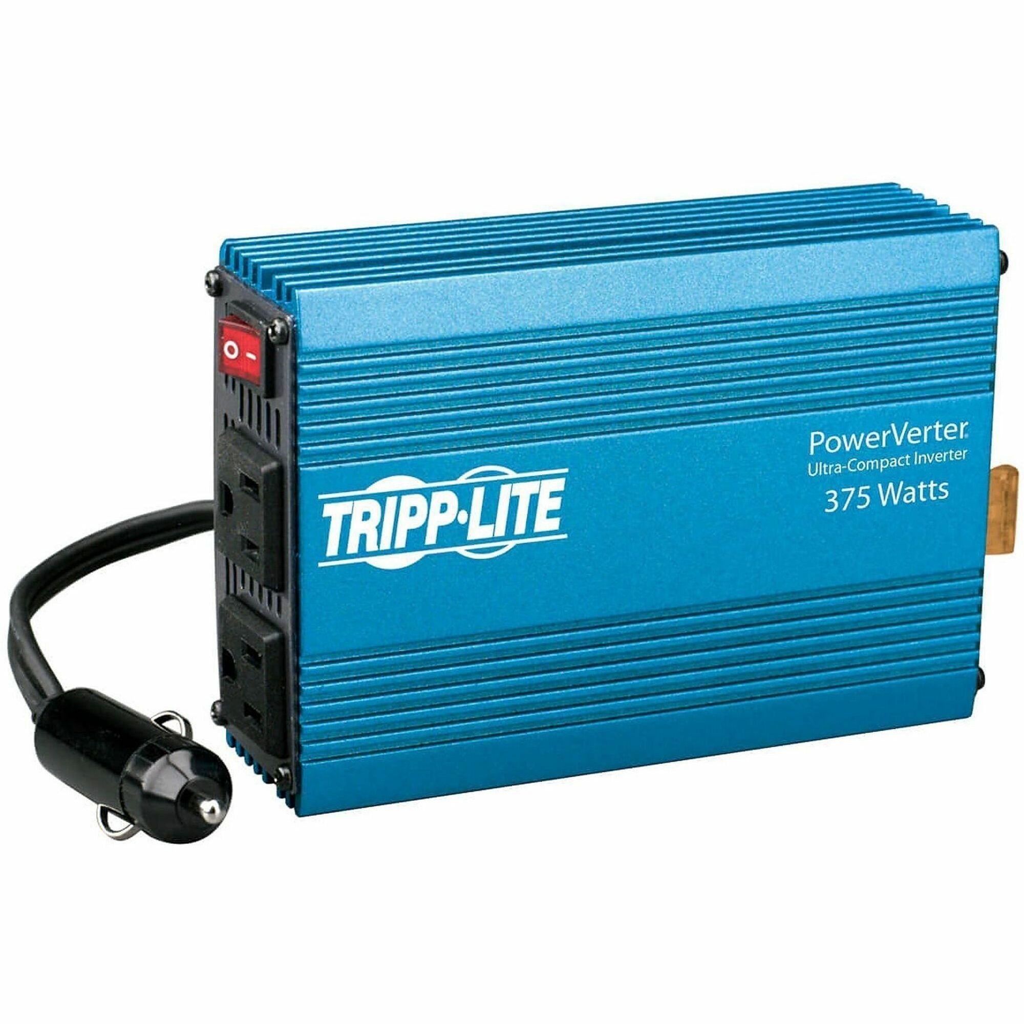 Eaton Tripp Lite Series 375W PowerVerter Ultra-Compact Car Inverter with 2 Outlets