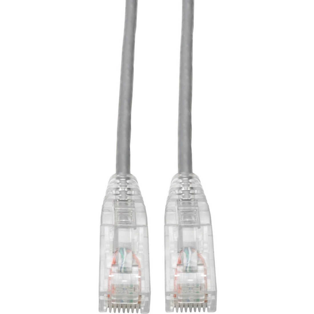 Eaton Tripp Lite Series Cat6 Gigabit Snagless Slim UTP Ethernet Cable (RJ45 M/M), PoE, Gray, 3 ft. (0.91 m)