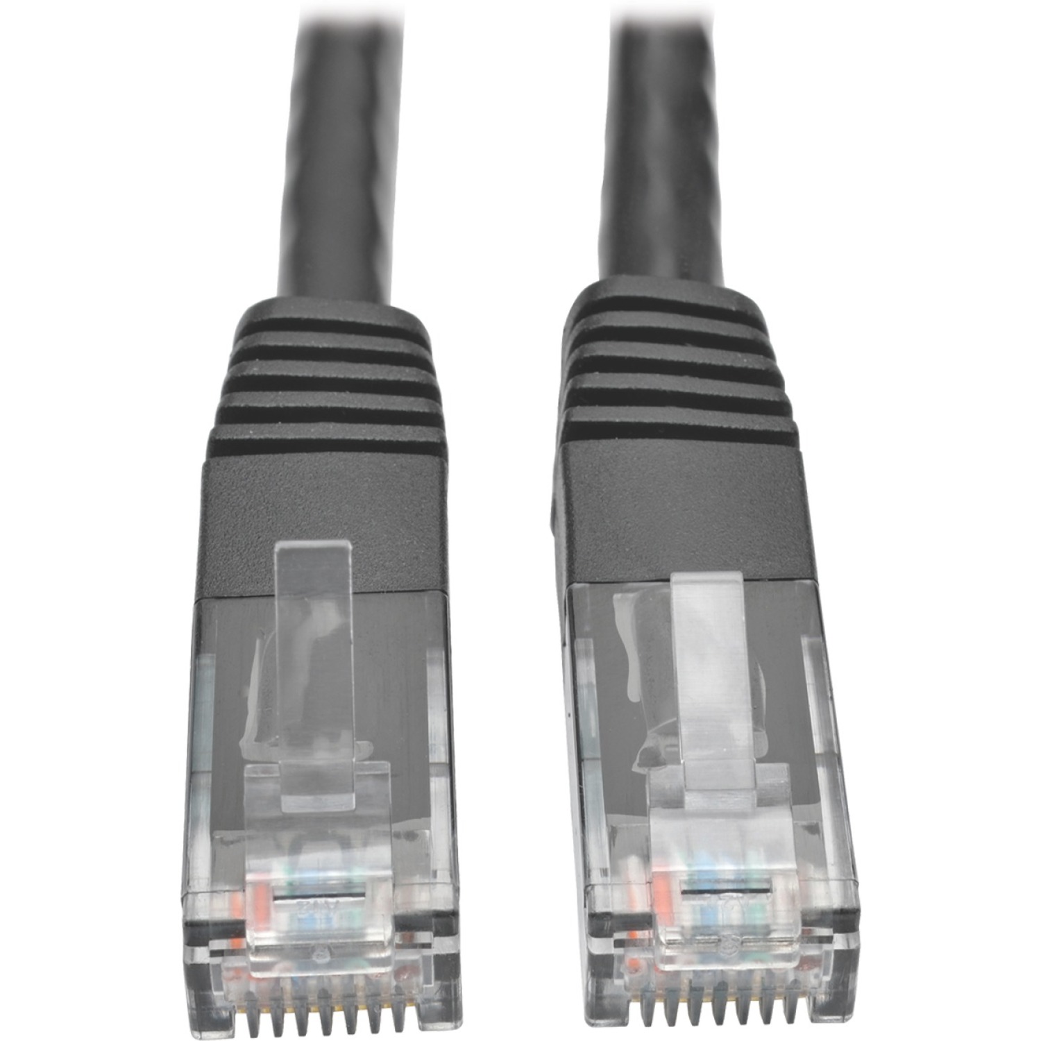 Tripp Lite by Eaton Cat6 Gigabit Molded (UTP) Ethernet Cable (RJ45 M/M) PoE Black 25 ft. (7.62 m)