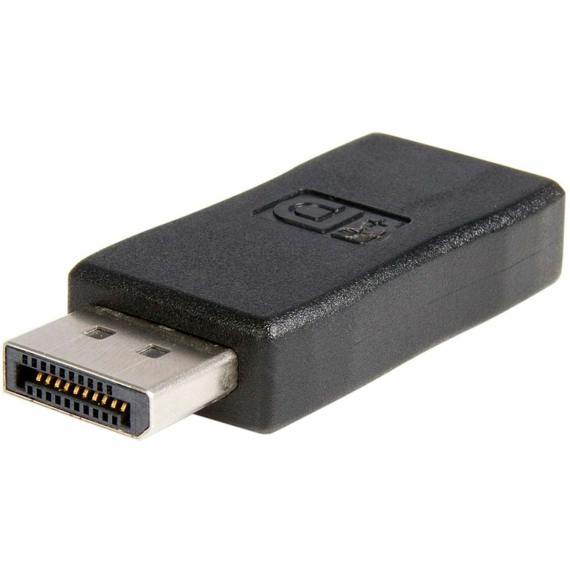 StarTech DisplayPort to HDMI Adapter, 1080p Compact DP to HDMI Adapter/Video Converter, VESA Certified, DP to HDMI Monitor, Passive