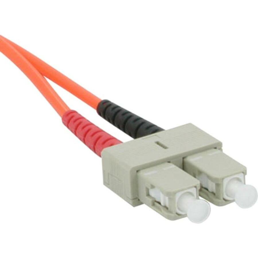 C2G-15m SC-SC 62.5/125 OM1 Duplex Multimode PVC Fiber Optic Cable - Orange