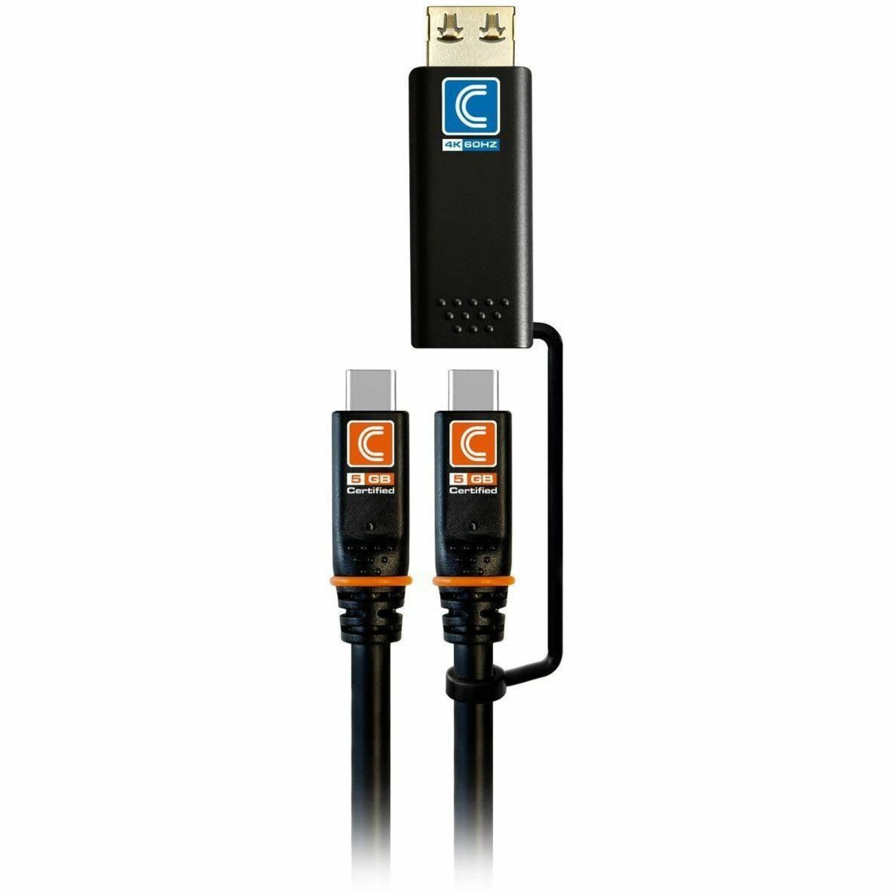 Comprehensive Pro AV/IT Integrator Series Transformer USB-C to USB-C or 4K HDMI Cable 3ft