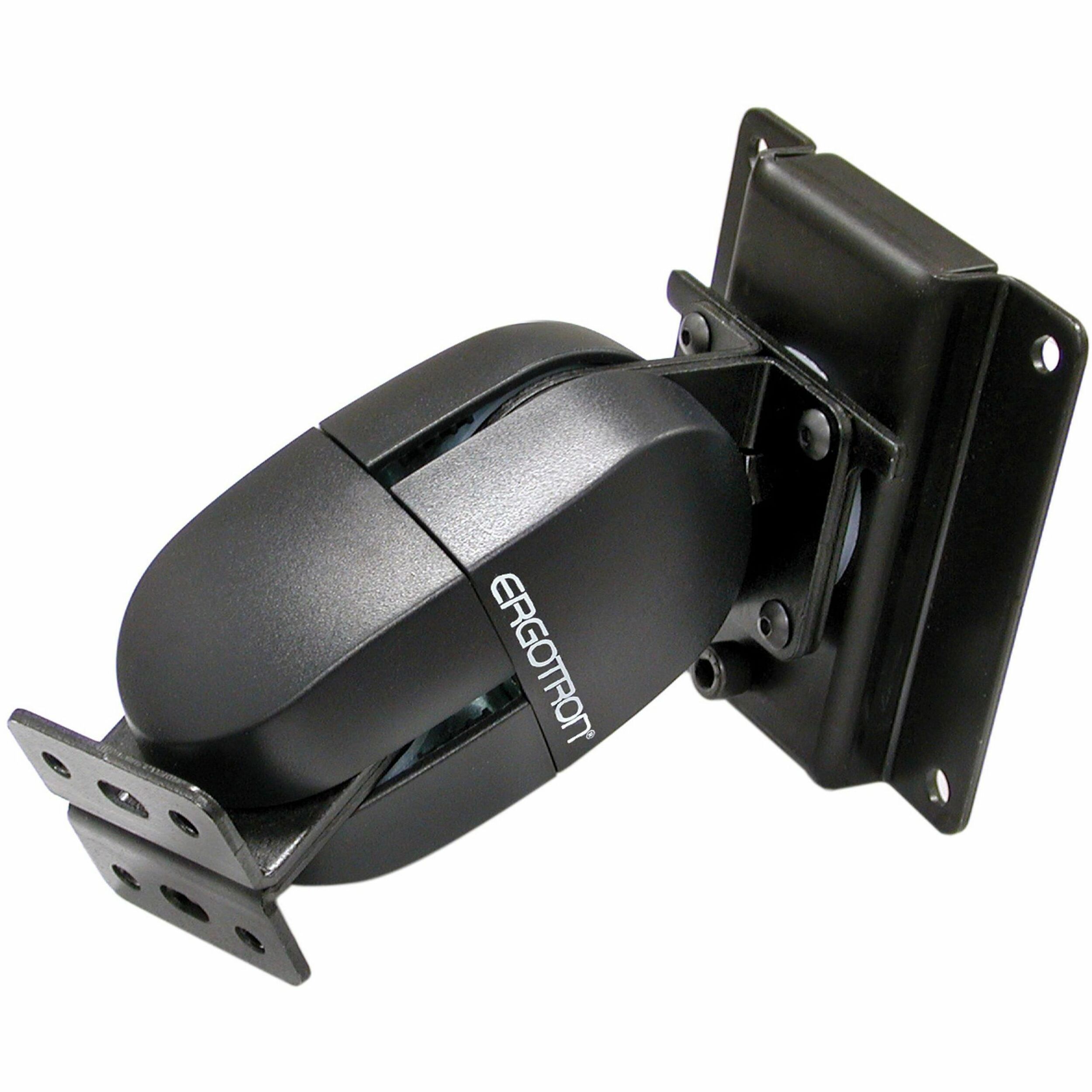 Ergotron Mounting Pivot for Monitor, LCD Display, Display - Black, Gray - Landscape/Portrait