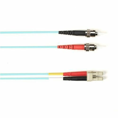 Black Box Colored Fiber OM4 50/125 Multimode Fiber Optic Patch Cable - OFNR PVC