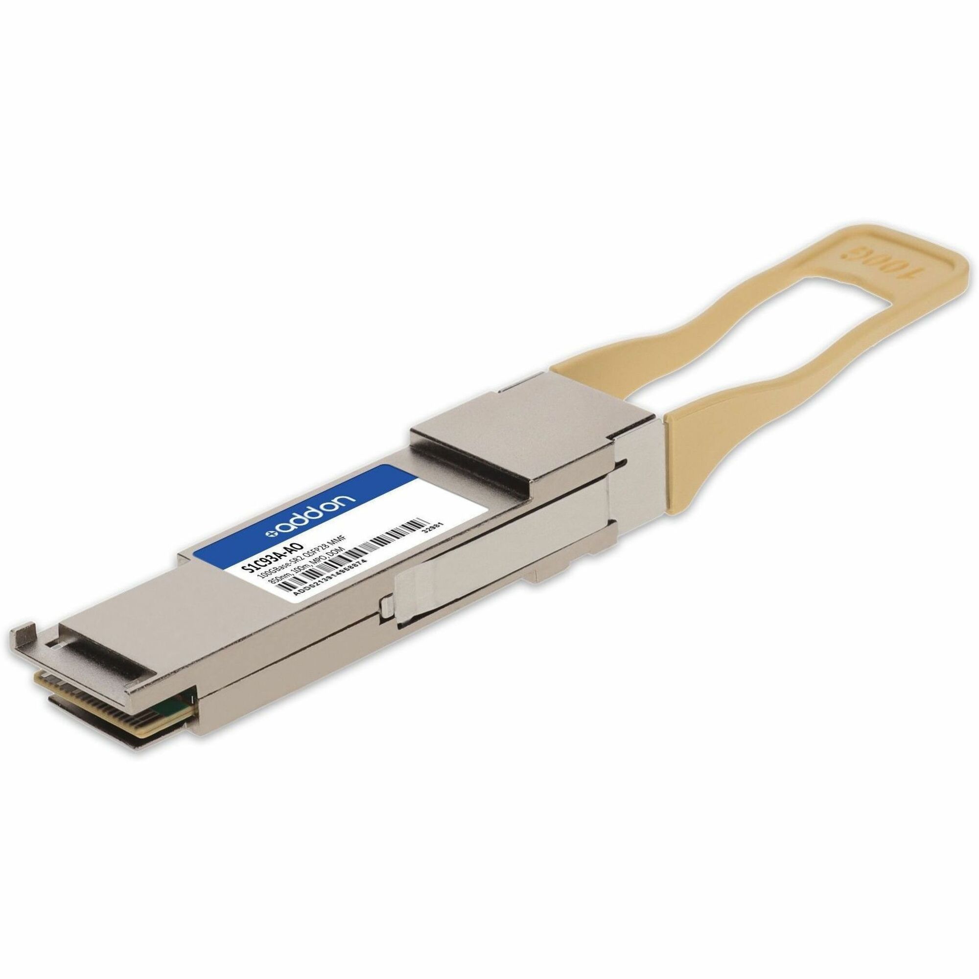 AddOn HP S1C93A TAA 100GBase-SR2 QSFP28 Transceiver (MMF, 850nm, 100m, MPO, DOM)