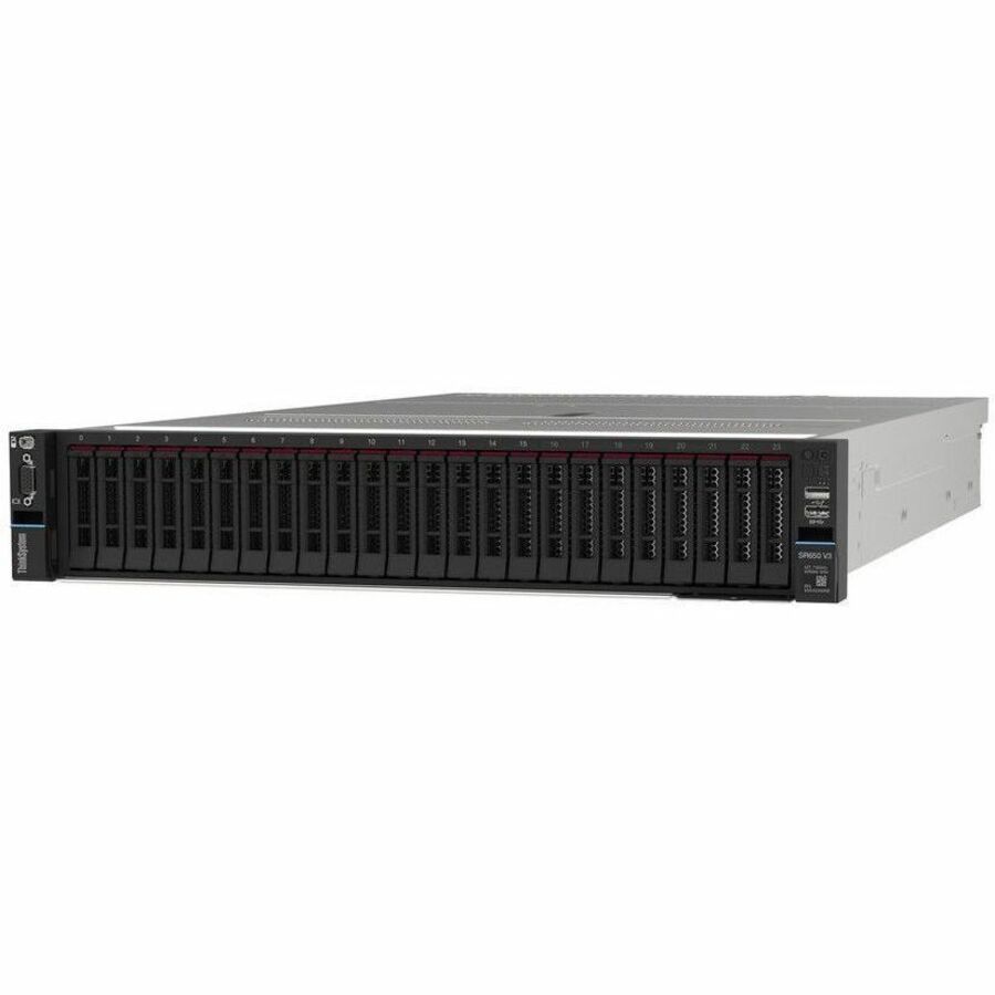 Lenovo ThinkSystem SR650 V3 7D76A07LNA 2U Rack Server - 1 Xeon Silver 4509Y 2.60 GHz - 32 GB RAM - 12Gb/s SAS Controller